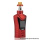 Authentic Sigelei Sobra 198W TC VW Box Mod w/ Moonshot 120 Tank Starter Kit - Red Silk, Zinc Alloy, 2 x 18650