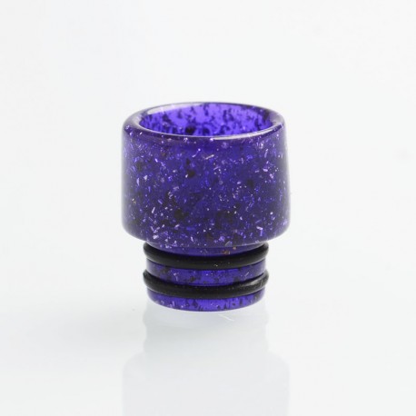 Authentic Reewape AS115E 510 Drip Tip for RDA / RTA / RDTA / Sub-Ohm Tank Atomizer - Purple, Resin, 13mm