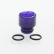 Authentic Reewape AS115E 510 Drip Tip for RDA / RTA / RDTA / Sub-Ohm Tank Atomizer - Purple, Resin, 13mm