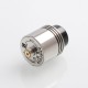 Authentic asMODus x Thesis Barrage RDA Rebuildable Dripping Atomizer w/ BF Pin - Silver, Stainless Steel, 24mm Diameter