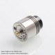 Authentic asMODus x Thesis Barrage RDA Rebuildable Dripping Atomizer w/ BF Pin - Black, Stainless Steel, 24mm Diameter