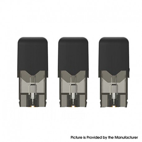 Authentic OVNS JC01 Pro Pod Kit Replacement Pod Cartridge w/ 1.5ohm Ceramic Coil - Black, 1.0ml (3 PCS)
