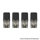 Authentic OVNS JC01 Pro Pod Kit Replacement Pod Cartridge w/ 1.5ohm Ceramic Coil - Black, 1.0ml (4 PCS)