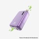 Authentic Wellon Beyond AIO 35W VW Box Mod Pod System Starter Kit - Purple, Zinc Alloy + PCTG, 2ml, 5~35W, 1 x 18650