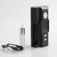 Authentic Sigelei Snowwolf Vfeng 120W TC VW Squonk Box Mod + BF RDA Kit - Black, 10~120W, 6ml, 1 x 18650 / 20700 / 21700