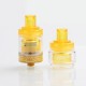 Authentic Oumier Wasp Nano MTL RTA Rebuildable Tank Atomizer w/ PCTG Inner Cap - Gold, SS + Glass, 1.2ml / 2.0ml, 22mm Diameter