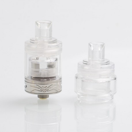Authentic Oumier Wasp Nano MTL RTA Rebuildable Tank Atomizer w/ PCTG Inner Cap - SS, 1.2ml / 2.0ml, 22mm Diameter