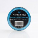 [Ships from Bonded Warehouse] Authentic VandyVape Superfine MTL Fused Clapton Ni80 Wire - 32GA x 2 + 38GA, 5.35ohm/Ft (10 Feet)