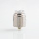 Authentic Damn Dread RDA Rebuildable Dripping Atomizer w/ BF Pin - Silver, Stainless Steel, 24mm Diameter