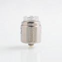 Authentic Damn Dread RDA Rebuildable Dripping Atomizer w/ BF Pin - Silver, Stainless Steel, 24mm Diameter