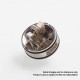 Authentic Damn Dread RDA Rebuildable Dripping Atomizer w/ BF Pin - Silver, Stainless Steel, 24mm Diameter