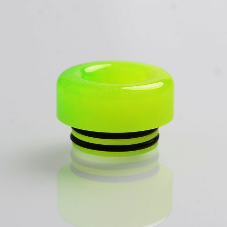 Authentic Reewape AS181 Replacement 810 Drip Tip for SMOK TFV8 / TFV12 Tank / Kennedy - Green Yellow, Resin, 11mm