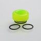 Authentic Reewape AS181 Replacement 810 Drip Tip for SMOK TFV8 / TFV12 Tank / Kennedy - Green Yellow, Resin, 11mm