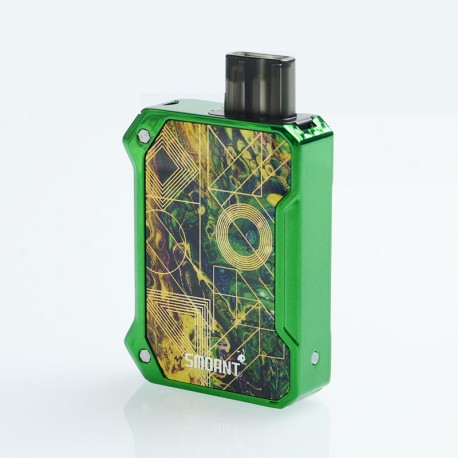 Authentic Smoant Battlestar Baby 750mAh Box Mod Pod System Starter Kit - Green, 2ml, 0.6ohm / 1.2ohm