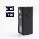 Authentic Hippovape Kudos 80W VW Variable Wattage Squonk Box Mod - Black, Zinc Alloy, 7ml, 1~80W, 1 x 18650