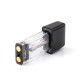 Authentic Voopoo DRAG Nano P1 Replacement Pod Cartridges w/ 1.5ohm Coil - Transparent + Black, PCTG, 1.6ml (2 PCS)