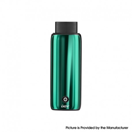 Authentic IJOY Neptune AIO 650mAh Pod System Starter Kit - Jade Green, Zinc Alloy + Curved Glass, 1.8ml, 1.0ohm