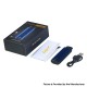 Authentic IJOY Neptune AIO 650mAh Pod System Starter Kit - Ocean Blue, Zinc Alloy + Curved Glass, 1.8ml, 1.0ohm
