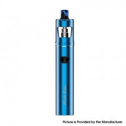 Authentic Innokin Zlide Tube 16W 3000mAh Vape Pen Mod w/ Zlide MTL Tank Starter Kit - Blue, Stainless Steel + Glass, 4ml