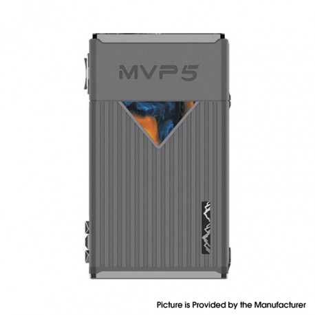 Authentic Innokin MVP5 120W 5200mAh TC VW Variable Wattage Box Mod - Grey, Zinc Alloy, 6~120W