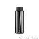 Authentic IJOY Neptune AIO 650mAh Pod System Starter Kit - Midnight Black, Zinc Alloy + Curved Glass, 1.8ml, 1.0ohm