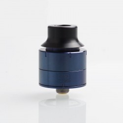 Authentic Footoon Aqua Master RDA Rebuildable Dripping Atomizer w/ BF Pin - Blue, Stainless Steel, 24mm Diameter