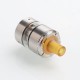 Authentic Advken Manta V2 MTL 2.0 RTA Rebuildable Tank Atomizer - SS, Stainless Steel + Glass, 2ml, 22mm Diameter