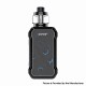 Authentic Curdo Hally 60W TC VW Variable Wattage Box Mod w/ Sub Ohm Tank Kit - Black, 3ml, 0.4ohm / 0.6ohm, 1~60W, 1 x 18650