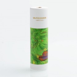 Authentic Ultroner DJV Meche Hybrid Mechanical Mod - Green White, Brass + Stabwood, 1 x 18650