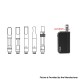 Authentic OILAX Cito C2 Pro 2-in-1 400mAh Box Mod Battery with Oil / Wax Cartridge Starter Kit - H-10 Street Art, 1.0ml