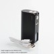 Authentic Hippovape Kudos 80W VW Variable Wattage Squonk Box Mod - Iron Grey, Zinc Alloy, 7ml, 1~80W, 1 x 18650