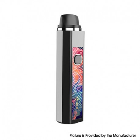 Authentic OneVape Mace70 2500mAh Pod System Starter Kit - Gunmetal Scarlet, Aluminium Alloy + PCTG, 3.5ml, 0.2ohm / 0.6ohm