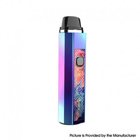 Authentic OneVape Mace70 2500mAh Pod System Starter Kit - Rainbow, Aluminium Alloy + PCTG, 3.5ml, 0.2ohm / 0.6ohm