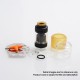 Authentic Dovpo Blotto RTA Rebuildable Tank Atomizer - Rainbow, Stainles Steel + Glass, 2ml / 6ml, 26mm Diameter