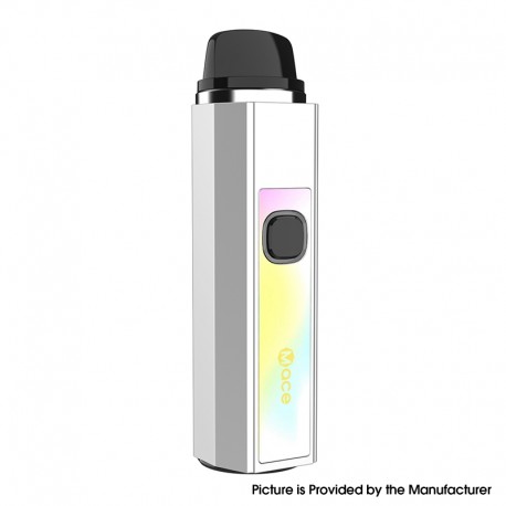 Authentic OneVape Mace55 1500mAh Pod System Starter Kit - Bright Silver, Aluminium Alloy + PCTG, 3.5ml, 0.3ohm / 0.6ohm