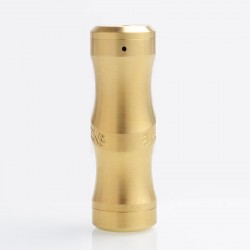 Authentic Timesvape Keen Hybrid Mechanical Mech Mod - Brushed Brass, Brass, 1 x 18650 / 20700 / 21700