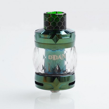 Authentic Aspire Odan Sub Ohm Tank Vape Atomizer - Emerald, Stainless Steel + Pyrex Glass, 5ml / 7ml, 28mm Diameter