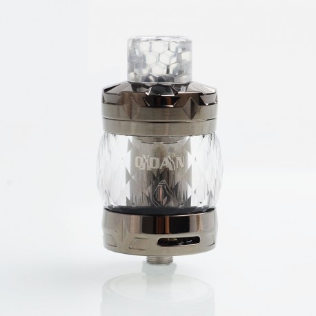 Authentic Aspire Odan Sub Ohm Tank Atomizer- Smoky Quartz, Stainless Steel + Pyrex Glass, 5ml / 7ml, 28mm Diameter