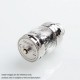 Authentic Aspire Odan Sub Ohm Tank Vape Atomizer- Smoky Quartz, Stainless Steel + Pyrex Glass, 5ml / 7ml, 28mm Diameter