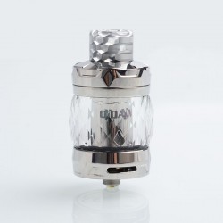 Authentic Aspire Odan Sub Ohm Tank Atomizer - Stainless Steel, SS + Pyrex Glass, 5ml / 7ml, 28mm Diameter