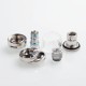 Authentic Aspire Odan Sub Ohm Tank Vape Atomizer - Stainless Steel, SS + Pyrex Glass, 5ml / 7ml, 28mm Diameter