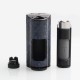 Authentic DOVPO Topside Dual Carbon 200W YIHI Chip TC VW Squonk Box Mod - Carbon Blue, Aluminum Alloy, 5~200W, 2 x 18650