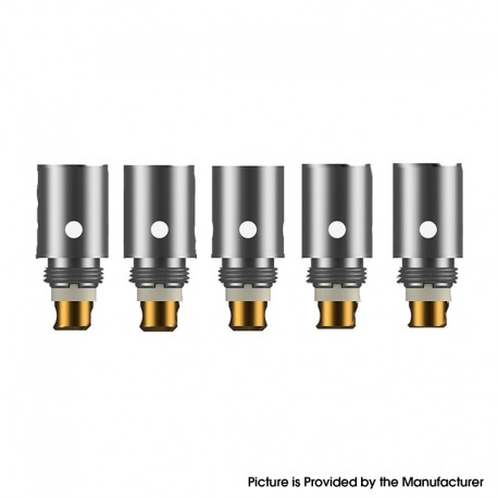 Authentic Sikary Atma Pod Kit Replacement MTL BVC Dual Coil Head - Silver, 1.4ohm (5 PCS)