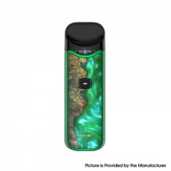 Authentic SMOKTech SMOK Nord 1100mAh Pod System Starter Kit - Green Stabilizing Wood, 0.6ohm / 1.4ohm, 3ml