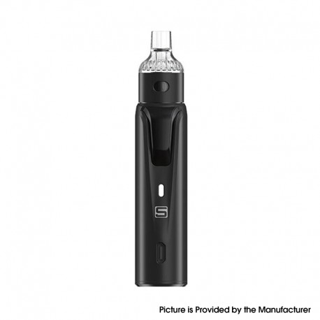 Authentic Sikary Atma 1200mAh Pod System w/ Atma Atomizer Tank Starter Kit - Black, Zinc Alloy, 1.5ml, 1.2ohm / 1.4ohm