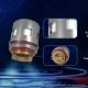 Authentic Goforvape Satisfy Pod Kit Replacement GFV-EX1 Clapugatted Coil Head - Silver, 0.35ohm (30~60W) (5 PCS)