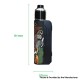 Authentic Hippovape Papua 100W VW Variable Wattage Box Mod + RDA Kit - Silver, 3~100W, 1 x 18650 / 20700 / 21700, 24mm Diameter