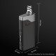 Authentic Goforvape Satisfy 50W 1300mAh VW Variable Voltage Box Mod Pod System Starter Kit - Black, Metal + Plastic, 4ml, 1~50W