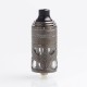 Authentic Vapefly German 103 Brunhilde MTL RTA Rebuildable Tank Atomizer - Gun Metal, Stainless Steel, 5ml, 23mm Diameter