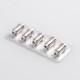 Authentic DOVPO Peaks Pod System Replacement MTL Ceramic Coil Head - Silver, 1.4ohm (5 PCS)